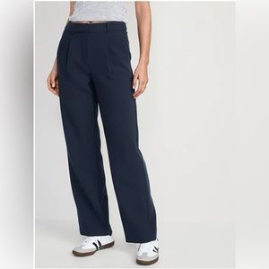 Old Navy Extra-high Waisted Pleated Taylor Wide Leg Suit Womens Pants size XL